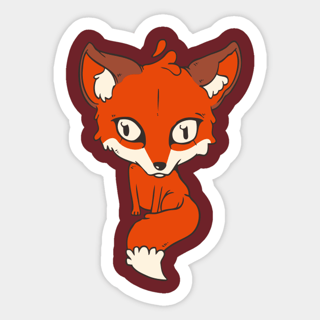 Fox Sticker by Talonardietalon